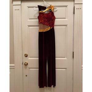 Velvet Dance Costume Child Large